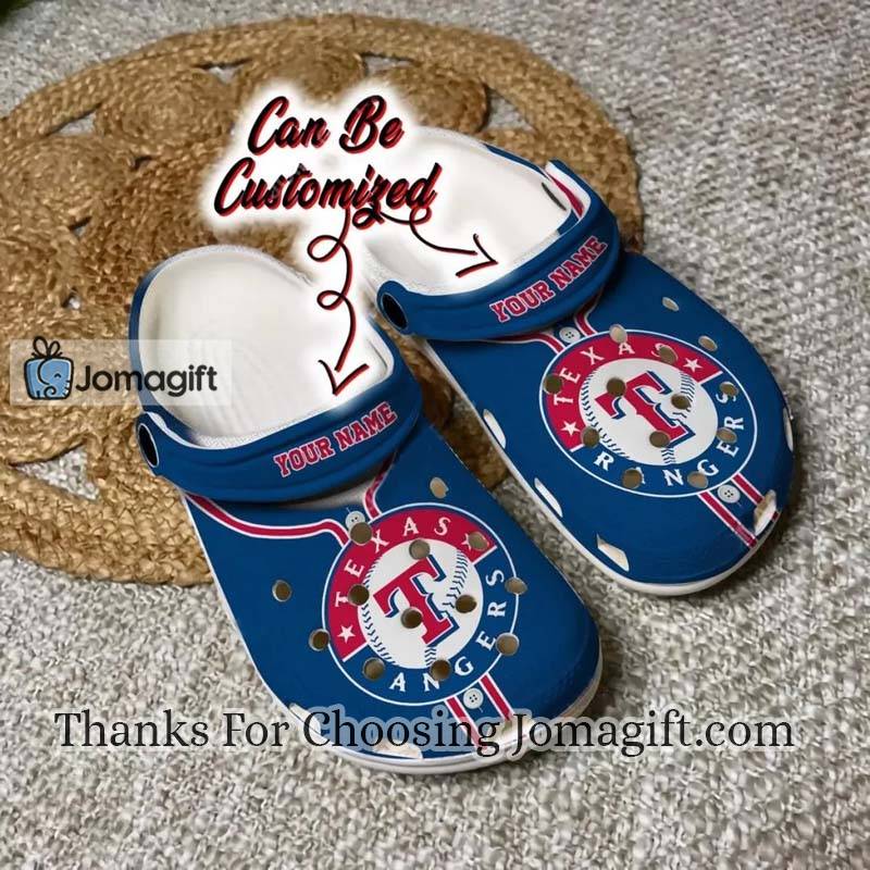 Custom Name Texas Rangers Crocs Shoes Gift 1