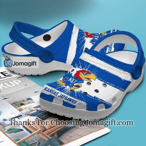[Custom name] Kansas Jayhawks Crocs Shoes Gift