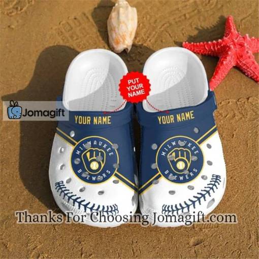 [Custom name] Milwaukee Brewers Crocs Shoes Gift