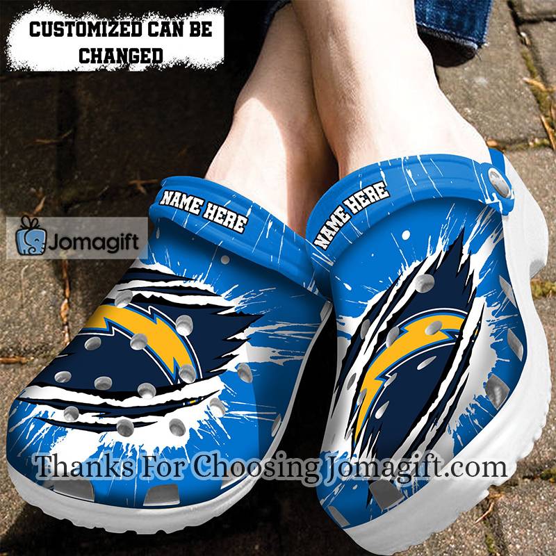Customized La Chargers Crocs Shoes Gift 1
