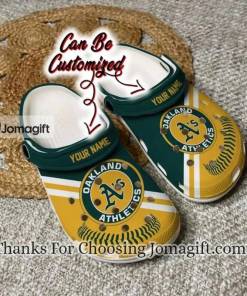 [Personalized] Oakland Athletics American Flag Crocs Gift