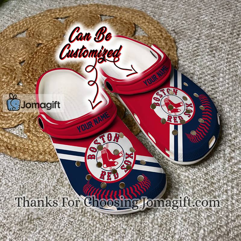 Exquisite Personalized Red Sox Crocs Shoes Gift 2