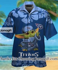 [FASHIONABLE] Tennessee Titans Baby Yoda Hawaiian Shirt Gift