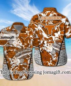 [FASHIONABLE] Texas Longhorns Fishing Hawaiian Shirt Gift