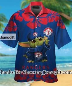 [FASHIONABLE] Texas Rangers Baby Yoda Hawaiian Shirt Gift