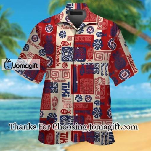 [FASHIONABLE] Washington Nationals Hawaiian Shirt  Gift