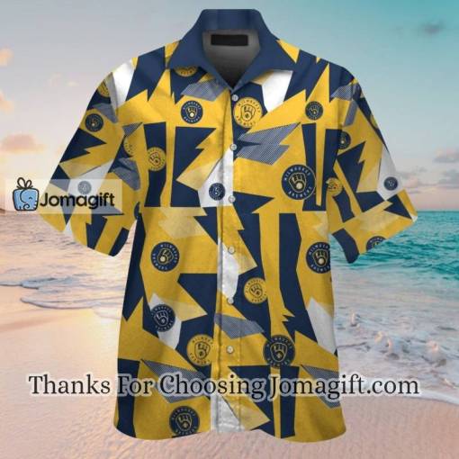 [Fashionable] Milwaukee Brewers Hawaiian Shirt Gift
