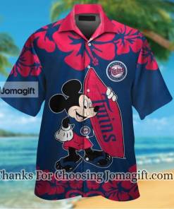 Fashionable Minnesota Twins Mickey Mouse Hawaiian Shirt Gift