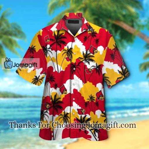 [Fashionable] Ncaa Louisville Cardinals Hawaiian Shirt Gift