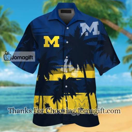 [Fashionable] Ncaa Michigan Wolverines Hawaiian Shirt Gift
