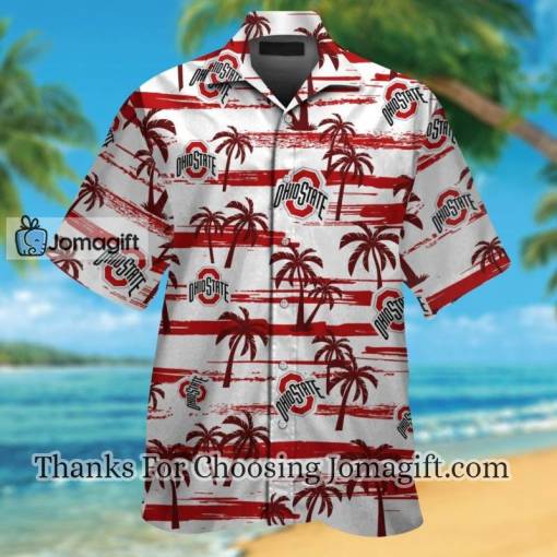 [Fashionable] Ncaa Ohio State Buckeyes Hawaiian Shirt Gift