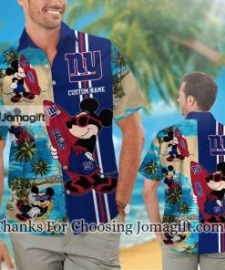 Fashionable New York Giants Mickey Personalized Hawaiian Shirt Gift