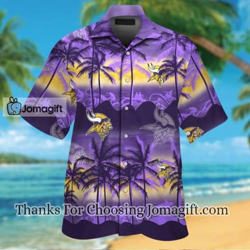 [Fashionable] Nfl Minnesota Vikings Hawaiian Shirt Gift