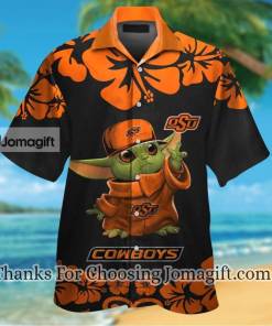 [Fashionable] Oklahoma State Cowboys Baby Yoda Hawaiian Shirt Gift