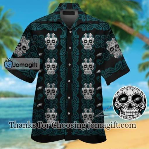 [Fashionable] Philadelphia Eaglesskull Hawaiian Shirt Gift