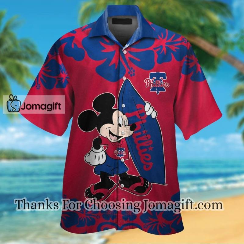 Fashionable Philadelphia Phillies Mickey Mouse Hawaiian Shirt Gift