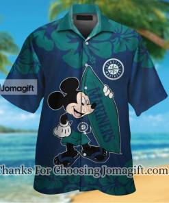 [Fashionable] Seattle Mariners Mickey Mouse Hawaiian Shirt Gift