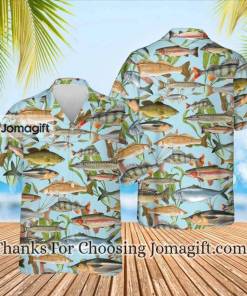 Fishing Pattern Hawaiian Shirt Gift