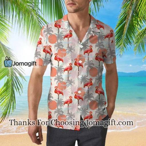 Flamingo Floral Summer Hawaiian Shirt