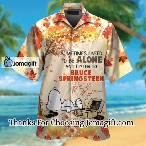 [HIGH-QUALITY] To Be Alone And Listen To Bruce Springsteen Hawaiian Shirt Gift