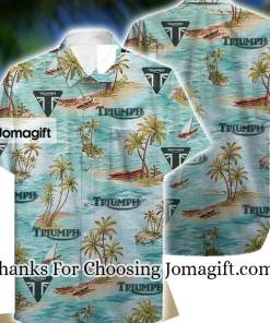 HIGH QUALITY Triumph Hawaii Hawaiian Shirt Fashion Tourism Hawaiian Shirt Gift 1