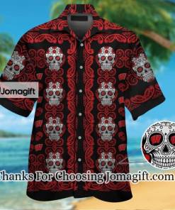 HIGH QUALITY Wisconsin Badgersskull Hawaiian Shirt Gift 1