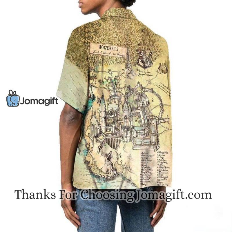 Harry Potter Hogwarts Map Hawaiian Shirt Gift 2