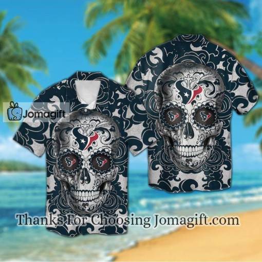 [High-Quality] Houston Texans Sugarskull Hawaiian Shirt For Men And Women