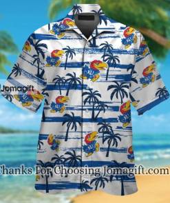 High Quality Ncaa Kansas Jayhawks Hawaiian Shirt For Men And Women