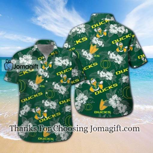 [High-Quality] Ncaa Oregon Ducks Hawaiian Shirt Gift