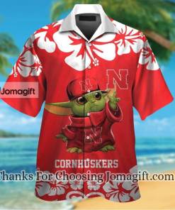 High Quality Nebraska Cornhuskers Baby Yoda Hawaiian Shirt Gift
