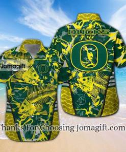 [High-Quality] Oregon Ducks Fishing Hawaiian Shirt Gift