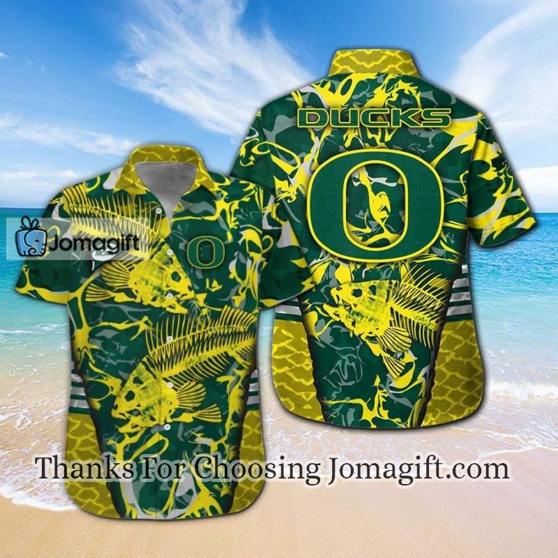 High Quality Oregon Ducks Fishing Hawaiian Shirt Gift