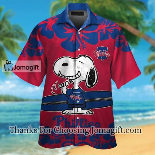 [High-Quality] Philadelphia Phillies Snoopy Hawaiian Shirt Gift