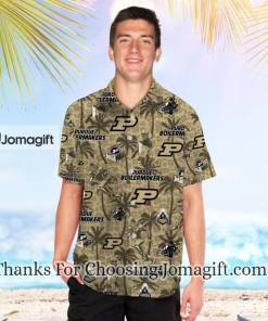 [High-Quality] Purdue Boilermakers Personalized Coconut Hawaiian Shirts Gift