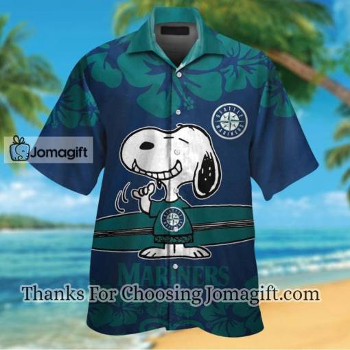 [High-Quality] Seattle Mariners Snoopy Hawaiian Shirt Gift