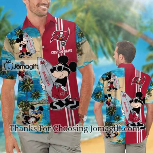 [High-Quality] Tampa Bay Buccaneers Mickey Personalized Hawaiian Shirt Gift