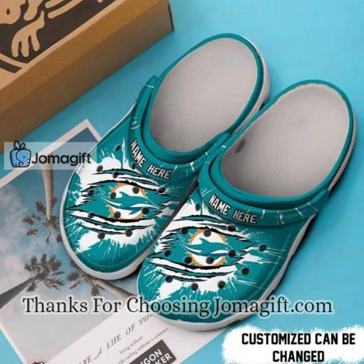 [High-quality] Custom Miami Dolphins Crocs Gift