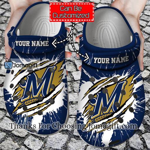 [High-quality] Personalized Milwaukee Brewers Crocs Gift