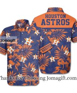 Houston Astros Hawaiian Shirt Houston Astros Baseball Orange Black 1