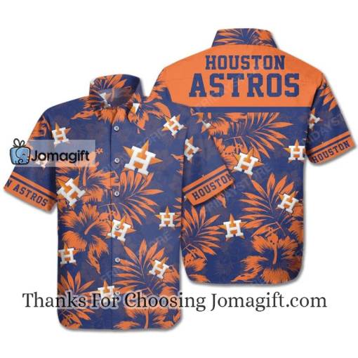 Houston Astros Hawaiian Shirt Houston Astros Baseball Orange Black