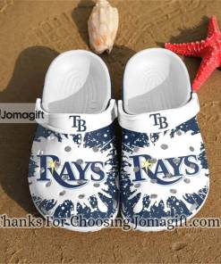 [Personalized] Tampa Bay Rays American Flag Breaking Wall Crocs Gift
