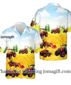Kubota Tractor Hawaiian Shirt 1
