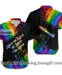 LGBT Hawaiian Shirt Love Is Love Pride Month Rainbow 1