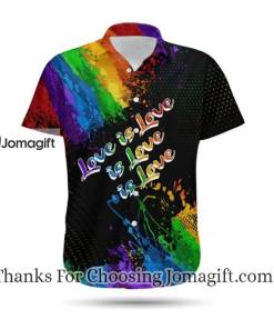 LGBT Hawaiian Shirt Love Is Love Pride Month Rainbow 2