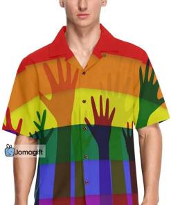 Lgbt Rainbow Pride Hawaiian Shirt Gift 2