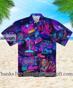 Life Is Better With DJ Neon Music Party Hawaiian Shirt