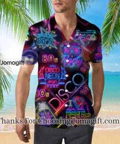 Life Is Better With Disco Neon Music Party Hawaiian Shirt 1
