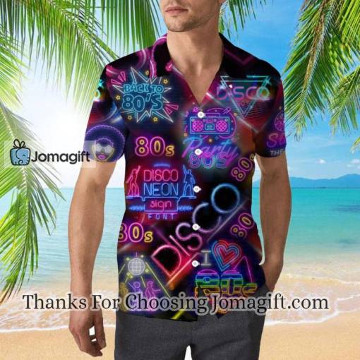 Life Is Better With Disco Neon Music Party Hawaiian Shirt