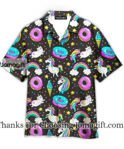 Life Is Better With Unicorn And Donuts Hawaiian Shirt 1